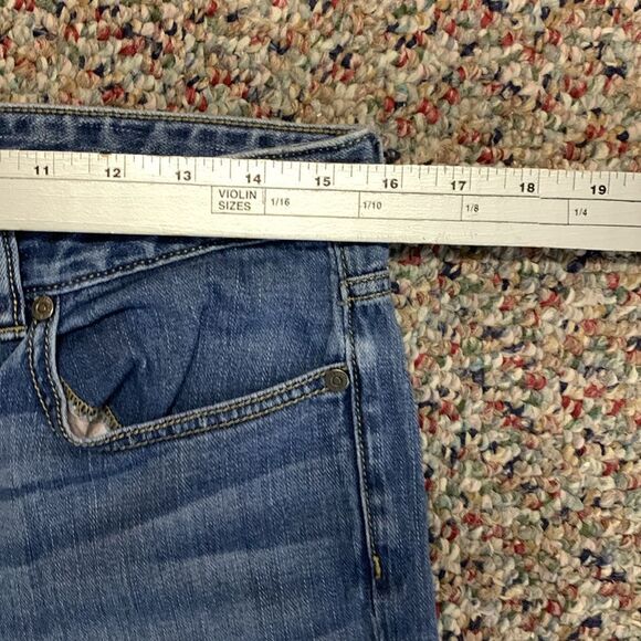 Brooks Brothers 1818 Medium Wash Blue Mid Rise Straight Leg Jeans Size 6 - Picture 8 of 13